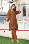 Krivaa By Mittoo Viscose Weaving Thread Work Co Ord Set Exporters In India